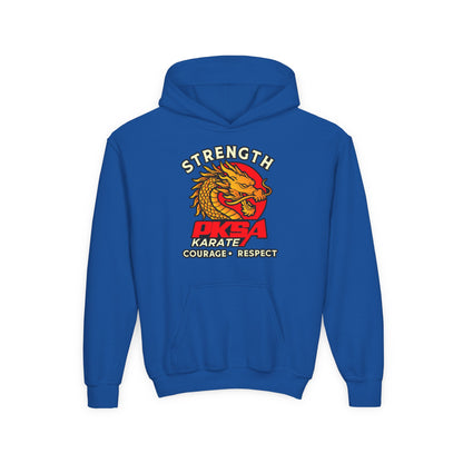 Strength Courage Respect PKSA Youth Heavy Blend Hooded Sweatshirt
