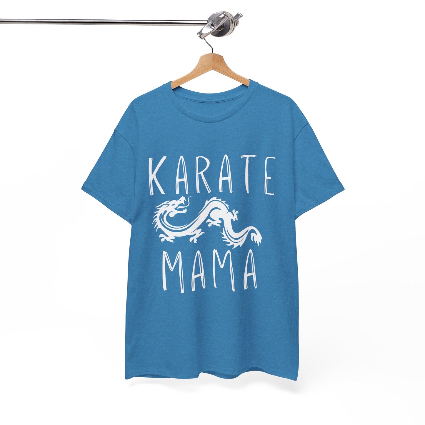 Karate Mama Dragon Unisex Heavy Cotton Tee