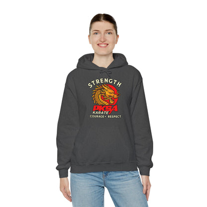 Strength, courage, Respect Dragon Unisex Heavy Blend™ Hooded Sweatshirt