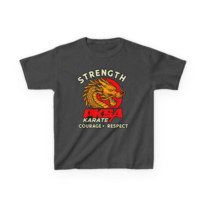 Strength, Courage, Respect Dragon PKSA Karate Kids Tee