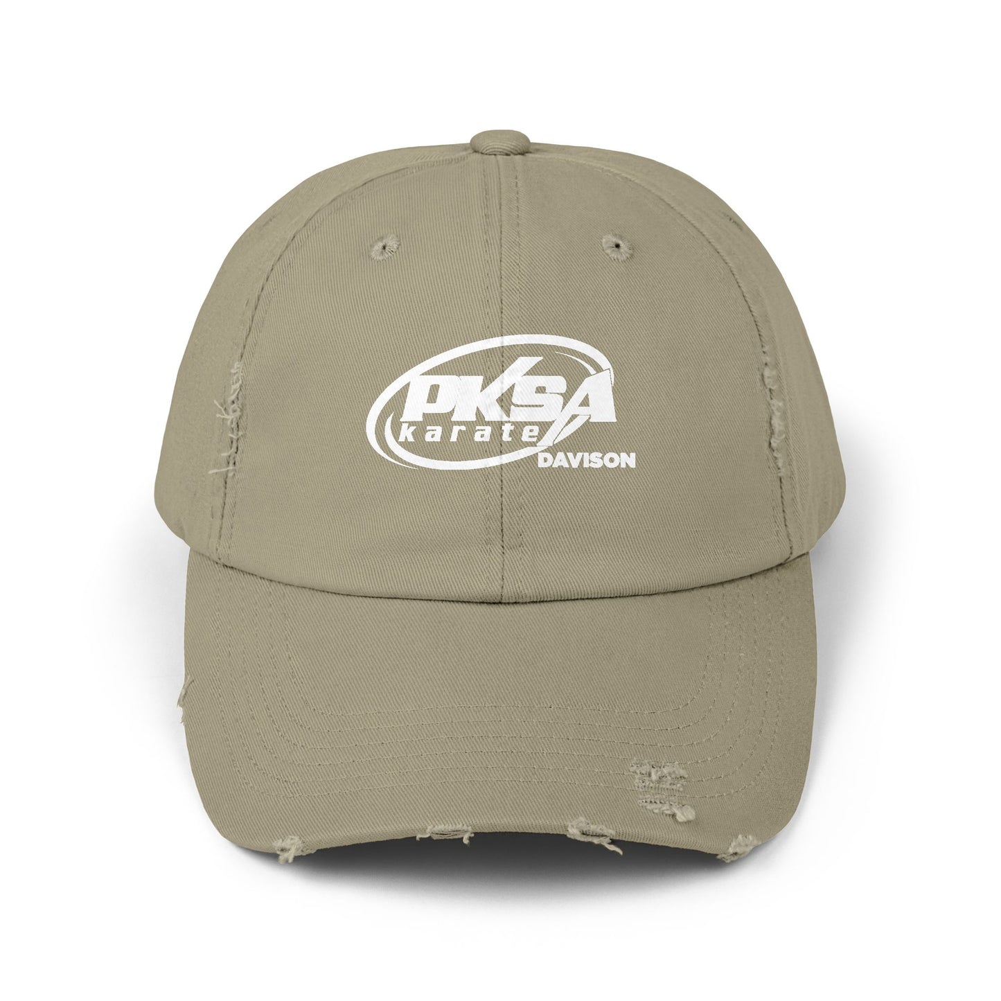 Unisex Distressed Cap - PKSA Karate Logo