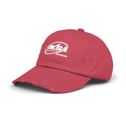 Unisex Distressed Cap - PKSA Karate Logo