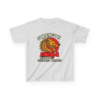 Strength, Courage, Respect Dragon PKSA Karate Kids Tee