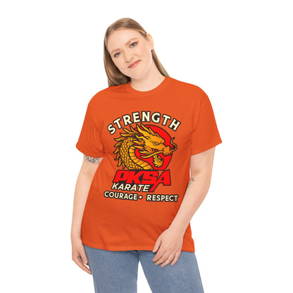 Strength Courage Respect Dragon PKSA Adult T-Shirt- Multiple color options