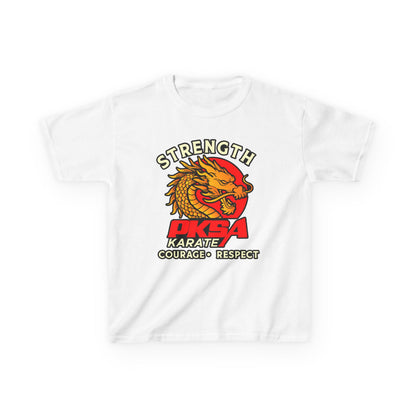 Strength, Courage, Respect Dragon PKSA Karate Kids Tee