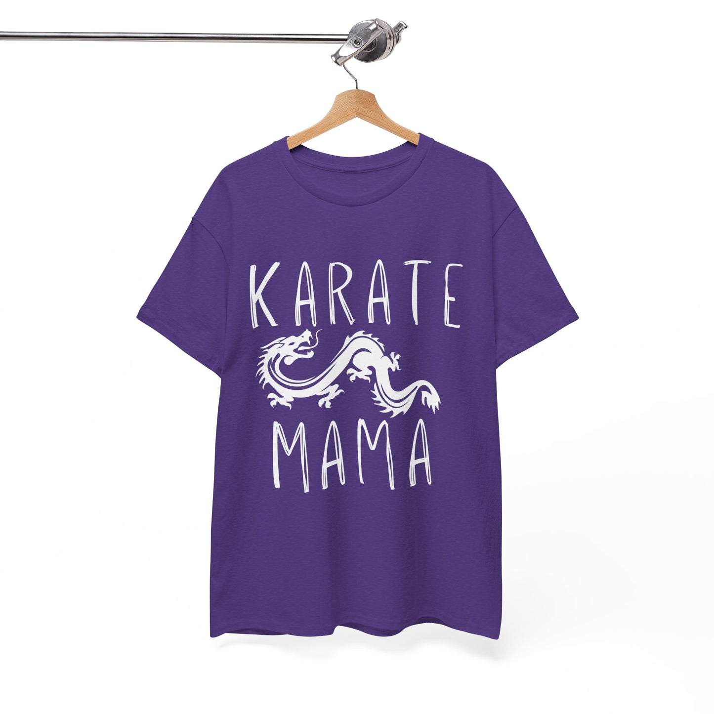 Karate Mama Dragon Unisex Heavy Cotton Tee