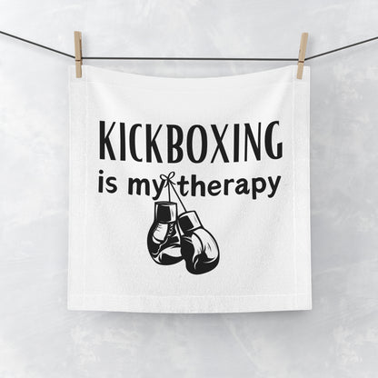 Kickboxing Therapy Face Towel - Sporty Gym Accessory for Fitness Enthusiasts