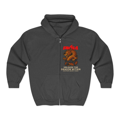 Unleash the Dragon PKSA Unisex Heavy Blend™ Full Zip Hooded Sweatshirt