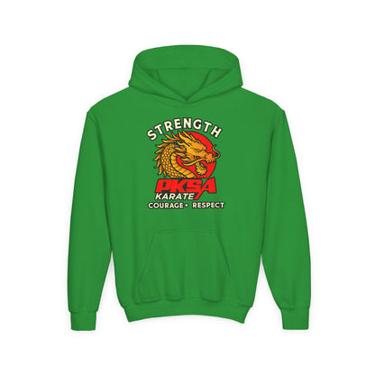 Strength Courage Respect PKSA Youth Heavy Blend Hooded Sweatshirt