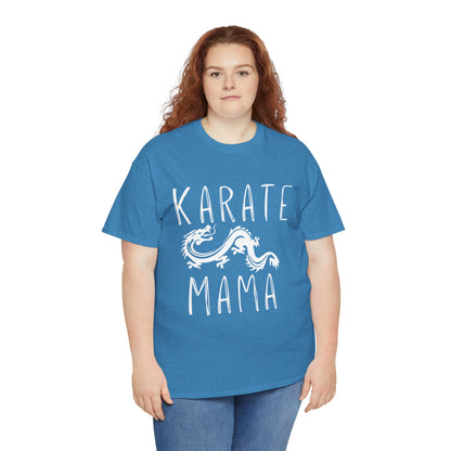 Karate Mama Dragon Unisex Heavy Cotton Tee